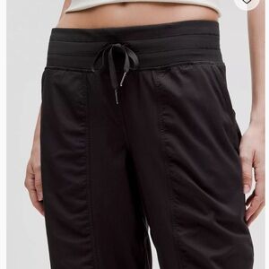 Women's Black Drawstring lululemon pants
